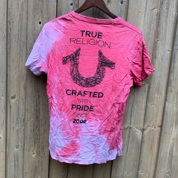 True Religion Tie Dye T Shirt Small - Picture 1 of 5
